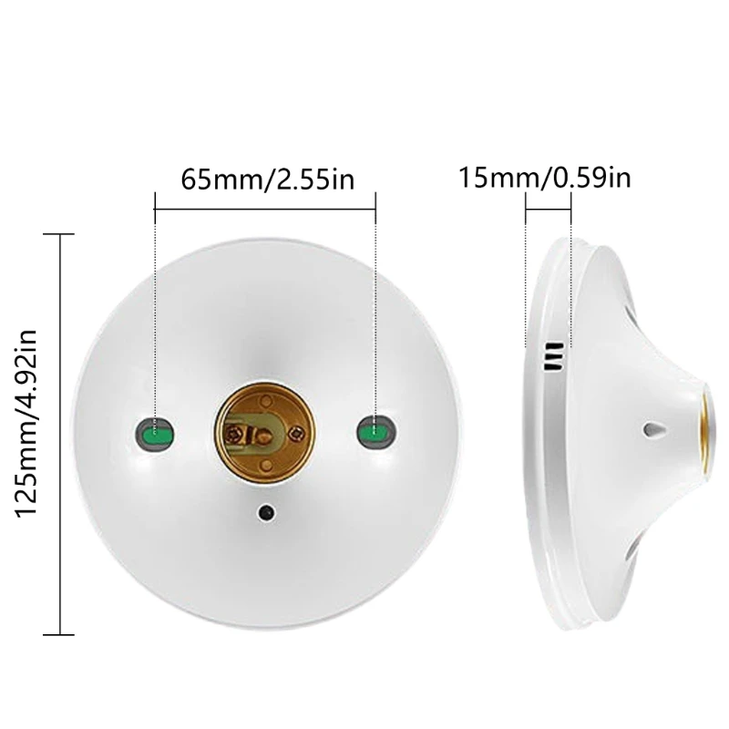 Y1UB AC110-220V Base bombilla LED E27 soporte lámpara solución iluminación eficiente para hogar