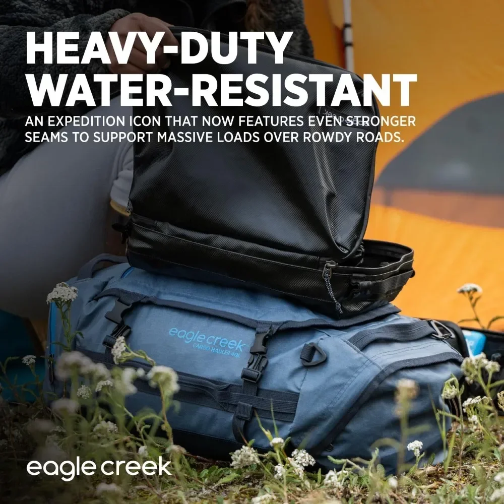 Eagle Creek Cargo Hauler Folding Duffle Bag for Travel - Durable and Water-Resistant, with Tuck-Away Backpack Straps