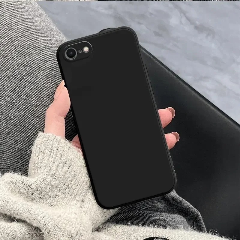 Liquid Silicone Matte Soft Case For iPhone 16E 17E Candy Color Camera Lens Protection Phone Cover For iPhone SE 4 SE4 2025 5G