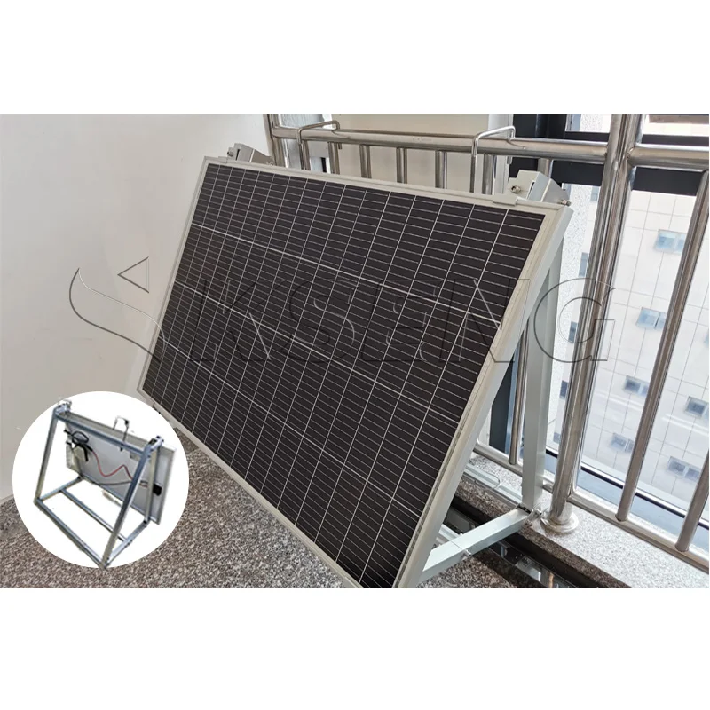 Complete Home Solar Power System Solar Kit On Grid With Micro Inverter And Solar Panel Adjustable Mounting Brackets