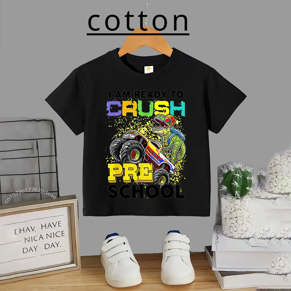 Brand Funny Kids Summer 100% Cotton Children T-shirt Baby Clothes Cotton Short Sleeve Boys Girls O Neck Tee Top T-shirt