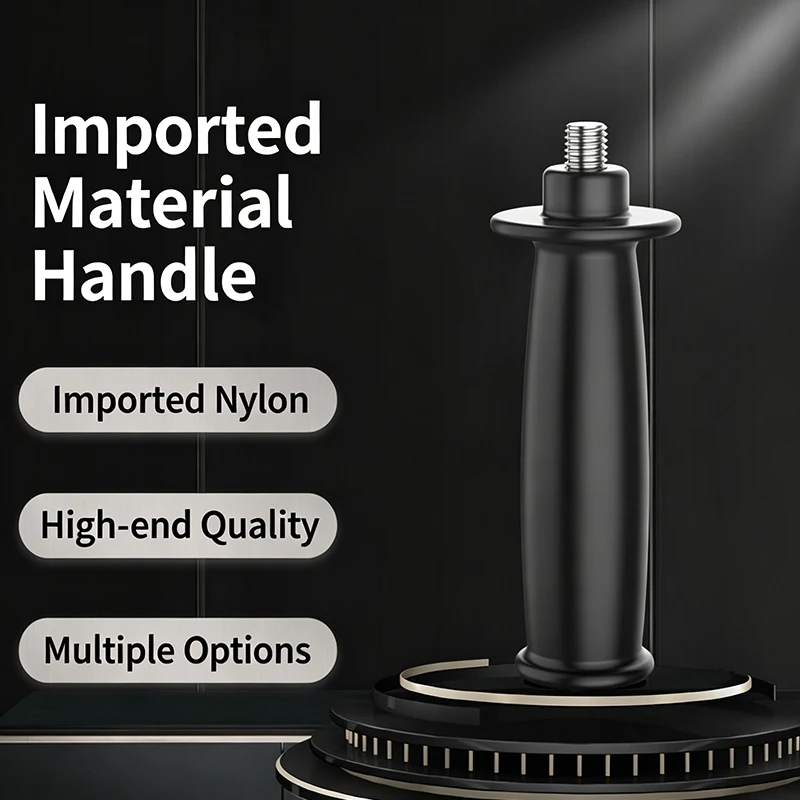 AOCKE M8 M10 Plastic Thread Auxiliary Side Handle For Angle Grinder Grinding Machine Tools Power Tools Accessories