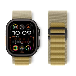 Alpine loop Strap for Apple watch Ultra Band 49mm 45mm 44mm 41mm 40mm Nylon bracelet correa series 10 46mm 42mm 9 8 7 SE 6 5 4 3