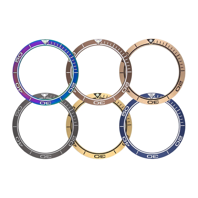 

38mmx30.7mm SKX007 Matte Sloped Ceramic Bezel Insert Ring Fits SKX007 SKX009 SUB GMT Watch NH35 NH36 Bezel Insert Retrofit parts