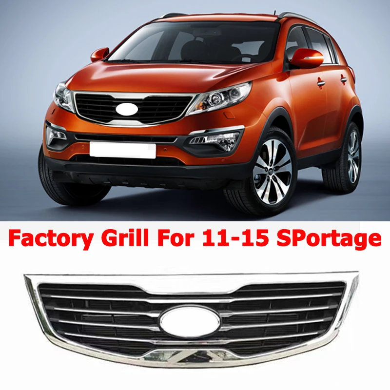 

High Quality Replacement Full Front Grill Grille Around FrameTrim For Kia Sportage 2011-2015 2014