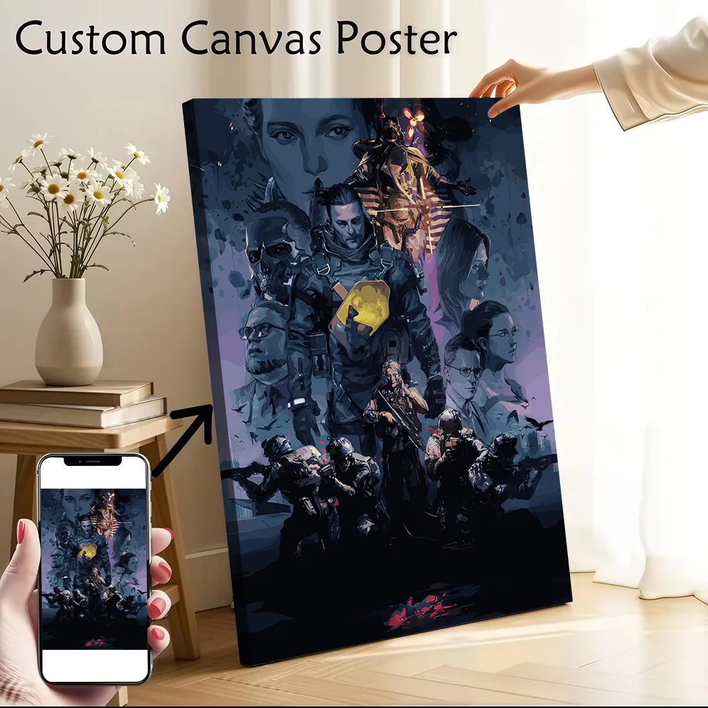 Death Stranding Kunstposter, Leinwand-Wandkunst, personalisierter Druck, modernes Gemälde, perfektes Geschenk für Heimdekoration, Ornamente, Wanddekoration