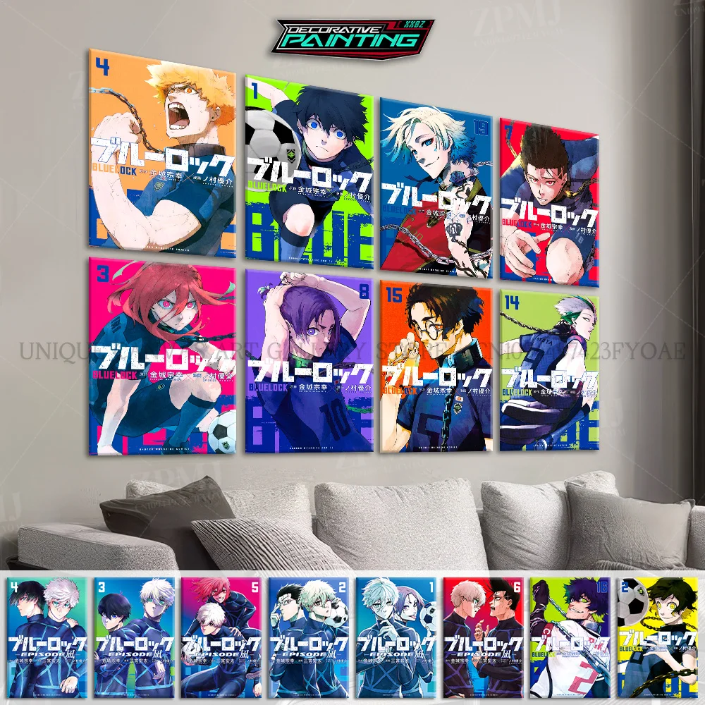 

Japanese Anime Blue Lock Poster Chigiri Hyoma HD Printed Wall Art Canvas Picture Paintings Home Decor No Frame For Living Room