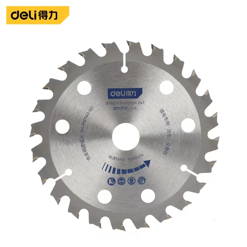 

deli alloy steel circular saw blades Woodworking cutting blades Marble blades Angle grinder blades 5.5-inch DH-MJP140-W1