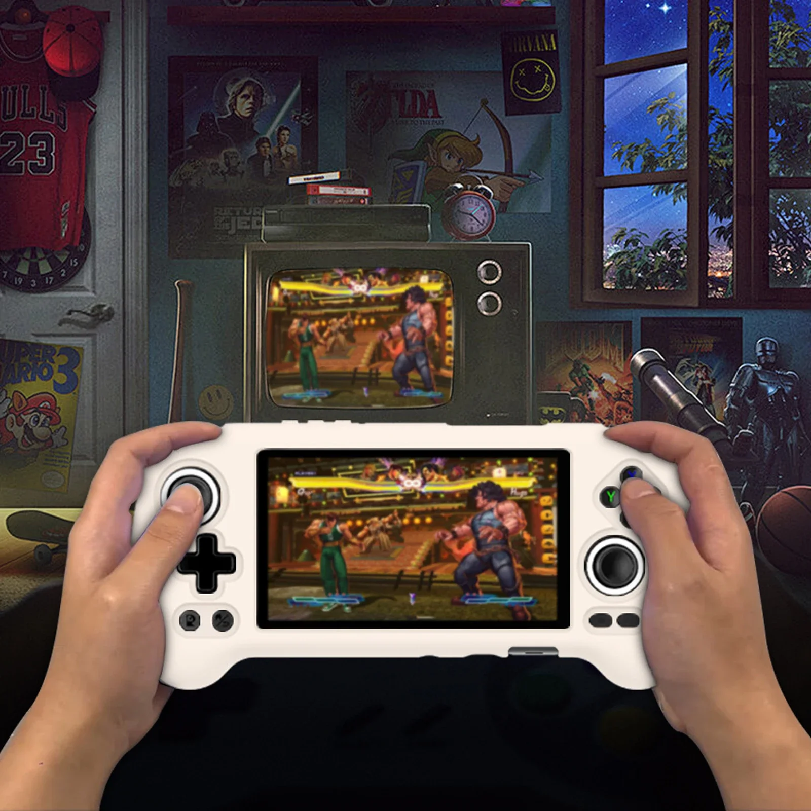 Silicone Case for ANBERNIC RG556 Soft Protective Case for RG556 Anti-Slip Shockproof Protective Cover Game Console Accessories