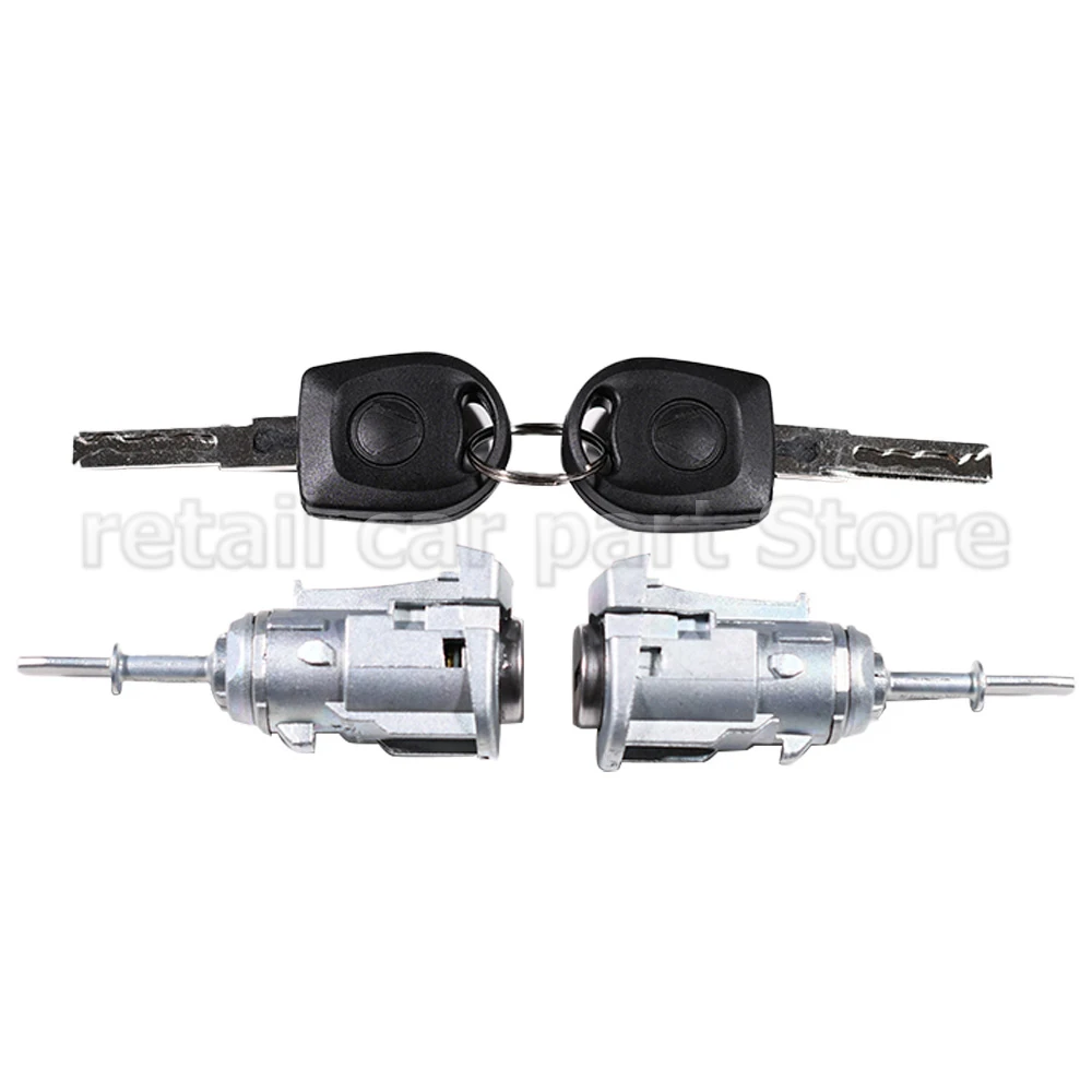 Do Vw Transporter T5 Caravelle Fabia Zamek przedni lewy prawy z kluczem OE 1U 0837167   1U 0937168 — zdjęcie 6