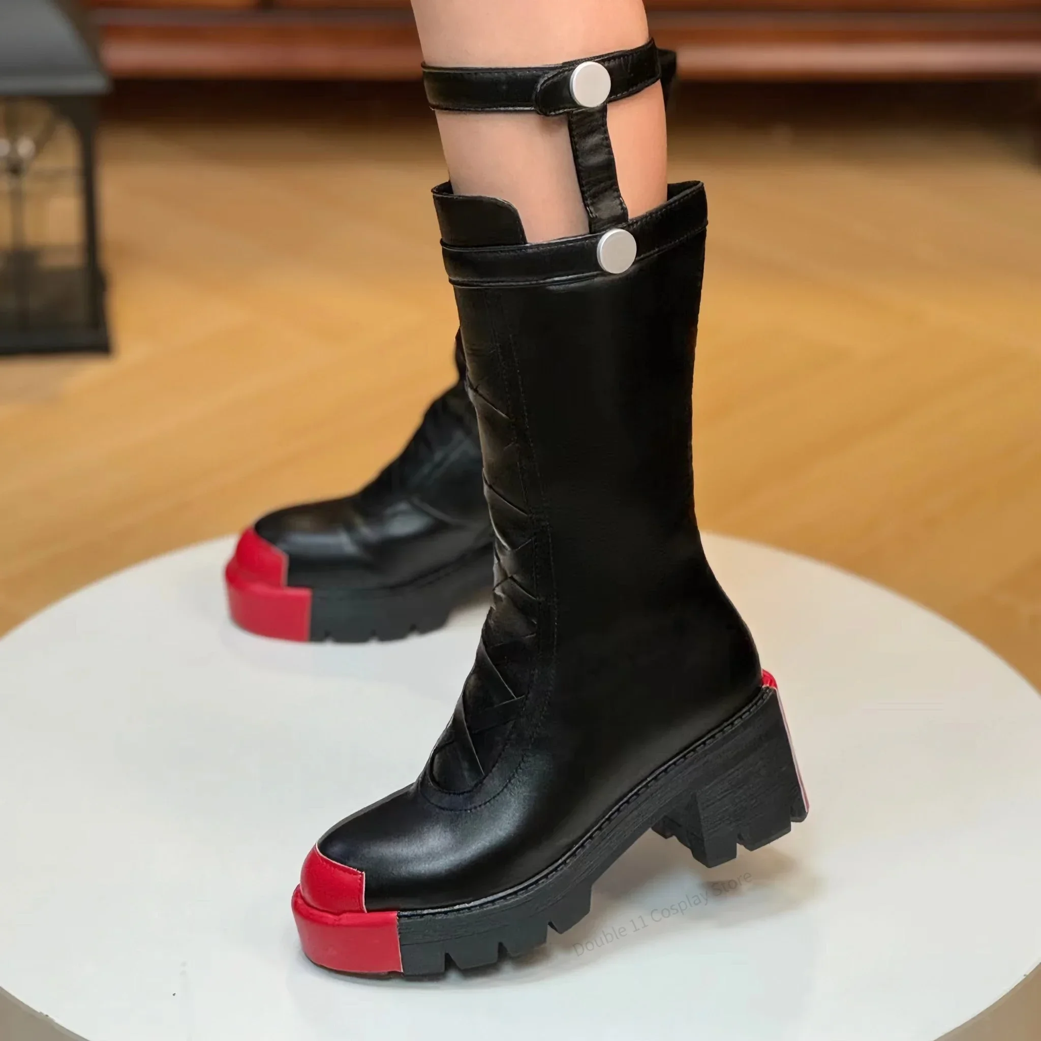 New 2025 Game Zenless Zone Zero Corin Wickes Cosplay PU Leather Shoes Adult Women Shoe Uniform High Heels Boots Halloween Prop