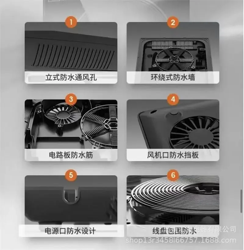 Induction cooker C21S-C311 frying pan soup pot three-piece set household multi-function induction cooker contact control group