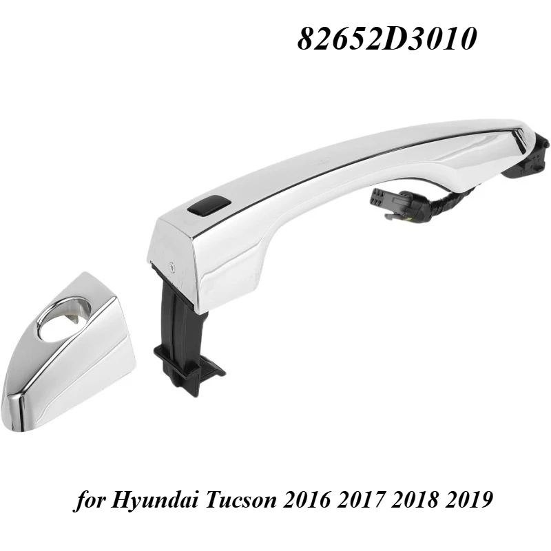 

Новая хромированная наружная дверная ручка передней левой двери (со стороны водителя) 82651D3710 82651-D3710 для Hyundai Tucson 2016 2017 2018 2019