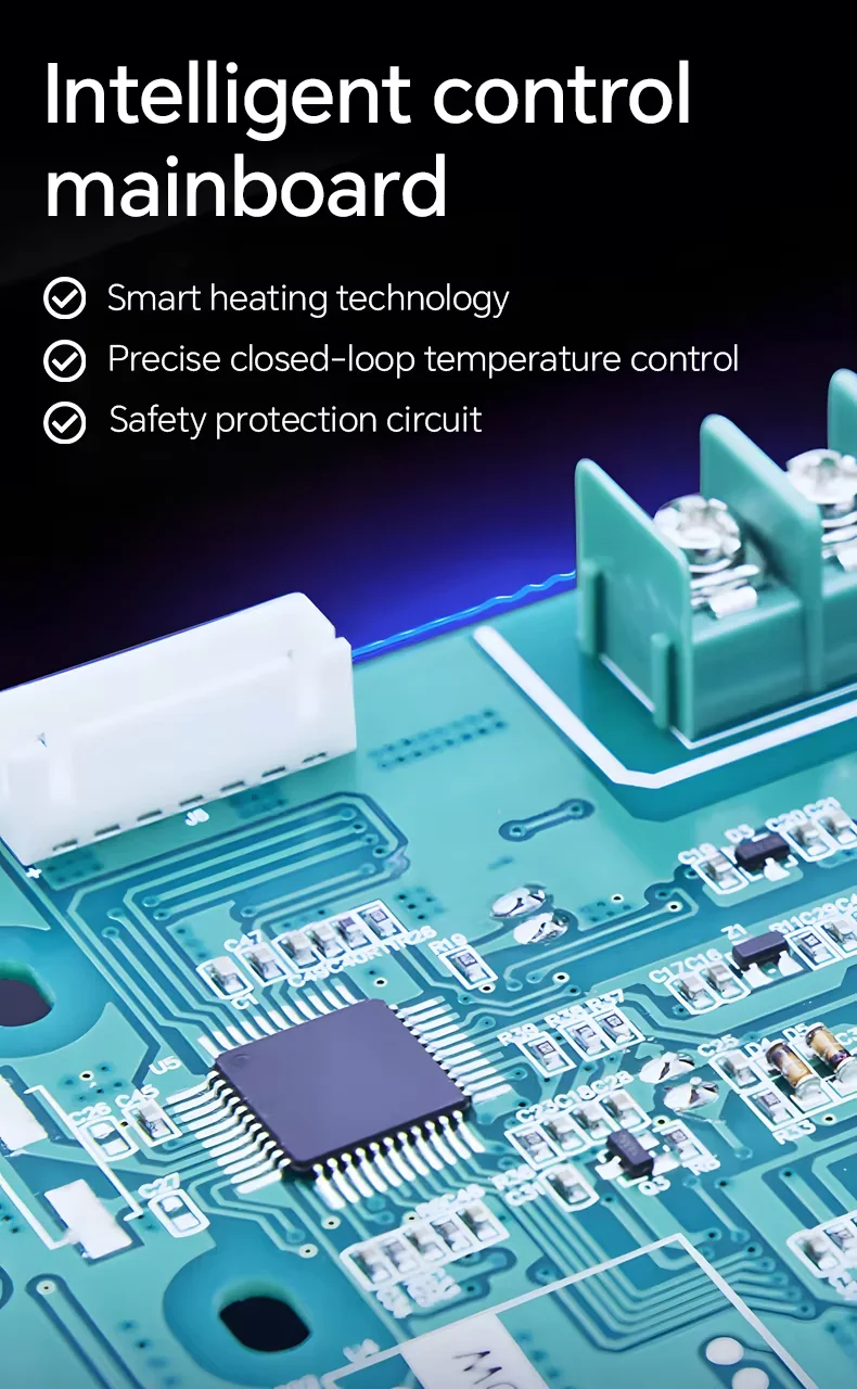 QUICK 861DW stacja lutownicza na gorące powietrze profesjonalny wyświetlacz cyfrowy 1000W do naprawy chipów PCB bezołowiowa stacja lutownicza