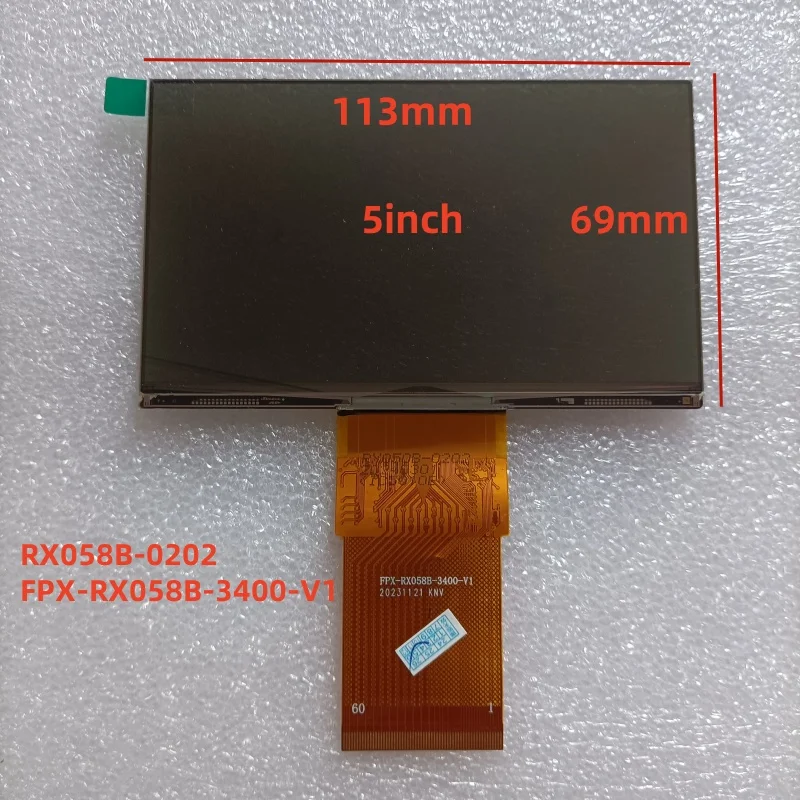 

От 4 до 5,7 дюймов FPX-RX058B-3400-V1 RX040B-4401 RX045B-3700 RX050B-0202 1920*1080P Аксессуары для матричного экрана проектора