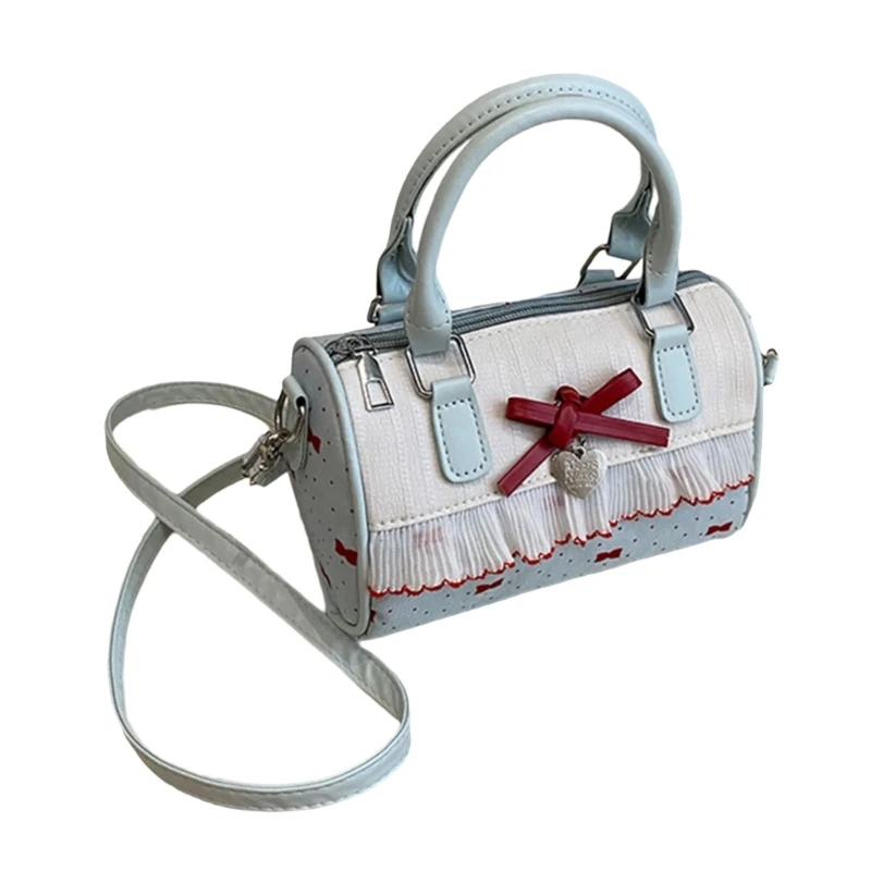 

Современная точка паттерная сумка мода на плечо носить с собой луки украшают мешки с поперечным