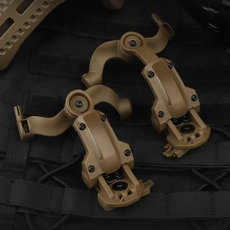 Tactical Headset Mount Bracket Kit Helmet Rail Adapter for Gen5 Earmor OPS Core ARC Team Wendy M-LOK Rail Headphone Accessories