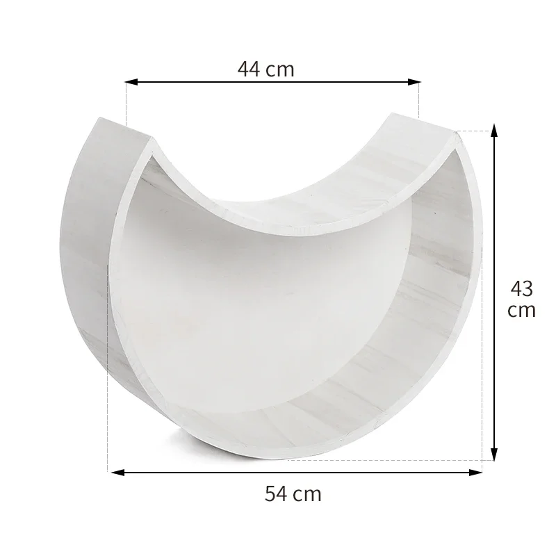 Newborn Photography Props Crescent Moon Bed Basket Baby Posing Container Wooden Posing Props Infant Photo Shoot Accessories