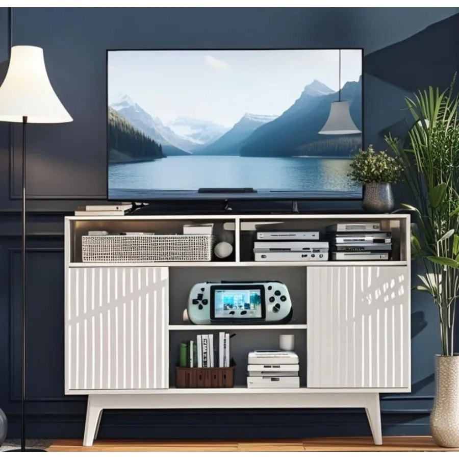 Fluted Tv Stand For… - image