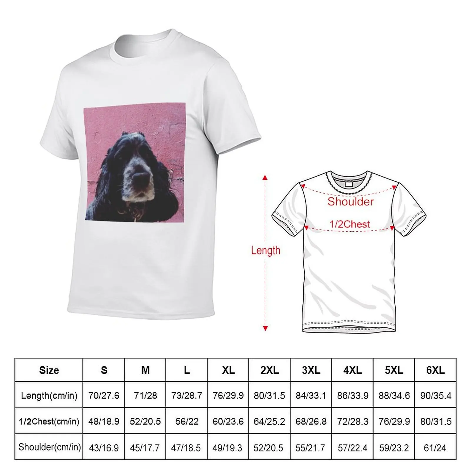 sprocker spaniel is a very good natured dog T-Shirt mens graphic t shirts cotton tshirt 100% T-Shirt