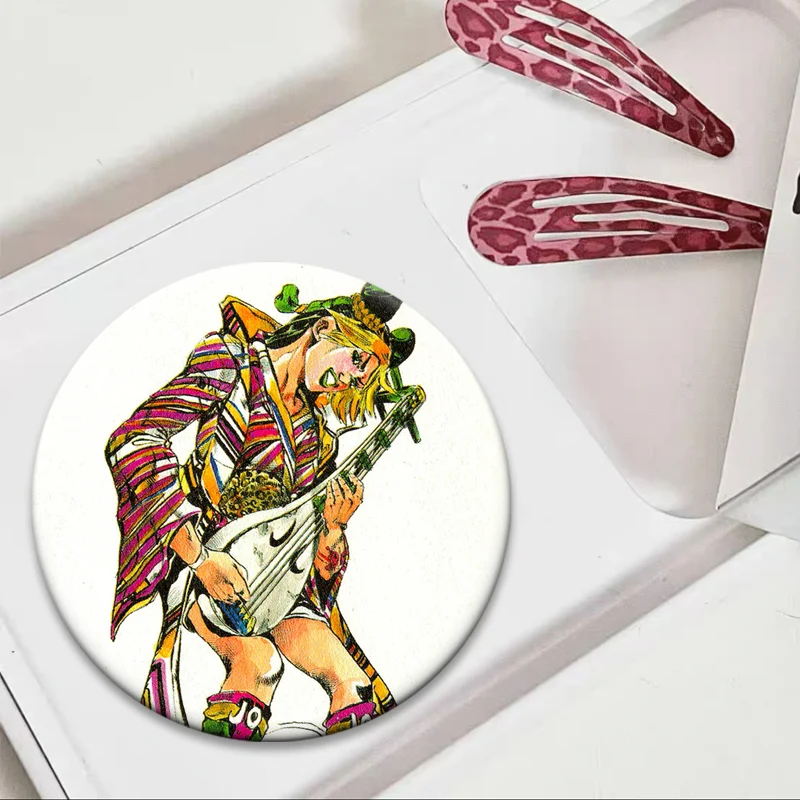 32/44/50/58 مللي متر الكرتون نمط شارة أنيمي جوجو مغامرة غريبة دبابيس لحقيبة الظهر ملحق اليدوية دبابيس المينا المستديرة