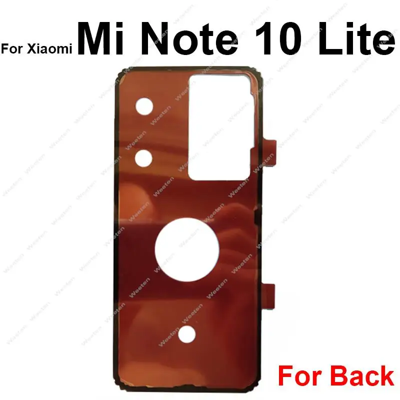 Back Battery Cover Adhesive Sticker Glue For Xiaomi Mi 6 8 9 Lite explorer Mi 9SE 9T CC9E Note 10 Pro Lite Back Housing Adhesive