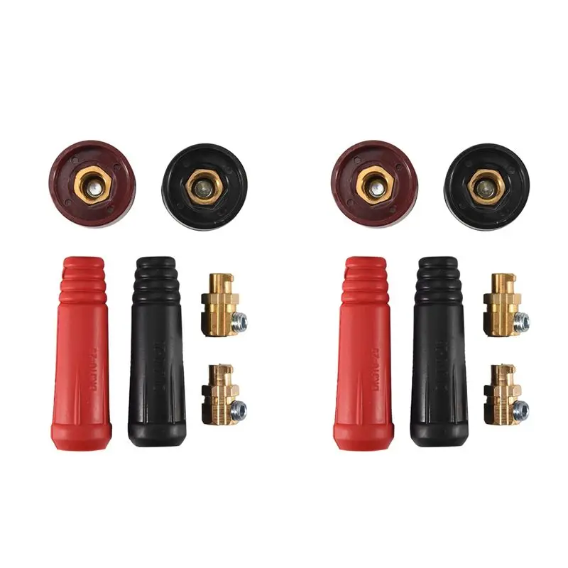 

Комплект разъемов для сварочного кабеля ABWZ-TIG, тип Dinse DKJ10-25 и DKZ10-25, 8 шт., аксессуары для пайки