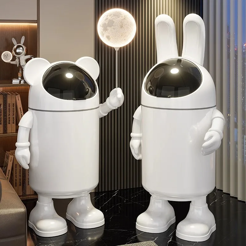 

Hoinvaet Large Capaci Tra Can Flip Cover Modern Sle Kitchen Batoom Bedroom Living Room Home Use Plastic Garbage Bin