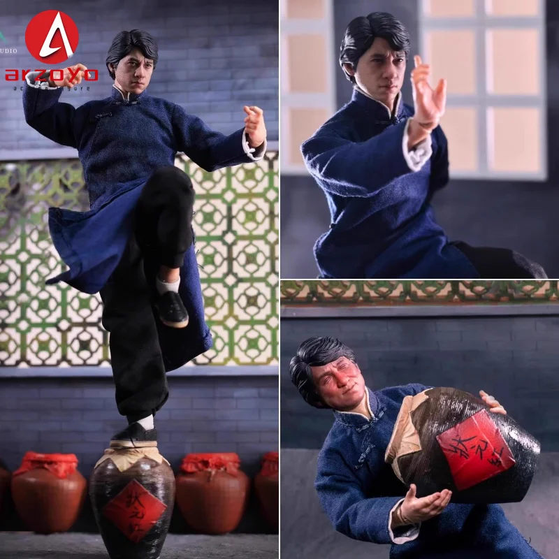 

2025 Q4 Mountain Studio 1/12 Мужской солдат Drunken Fist Warrior Hero Drunken Boxer Jackie Chan Полный набор 6-дюймовая экшн-фигурка Модель