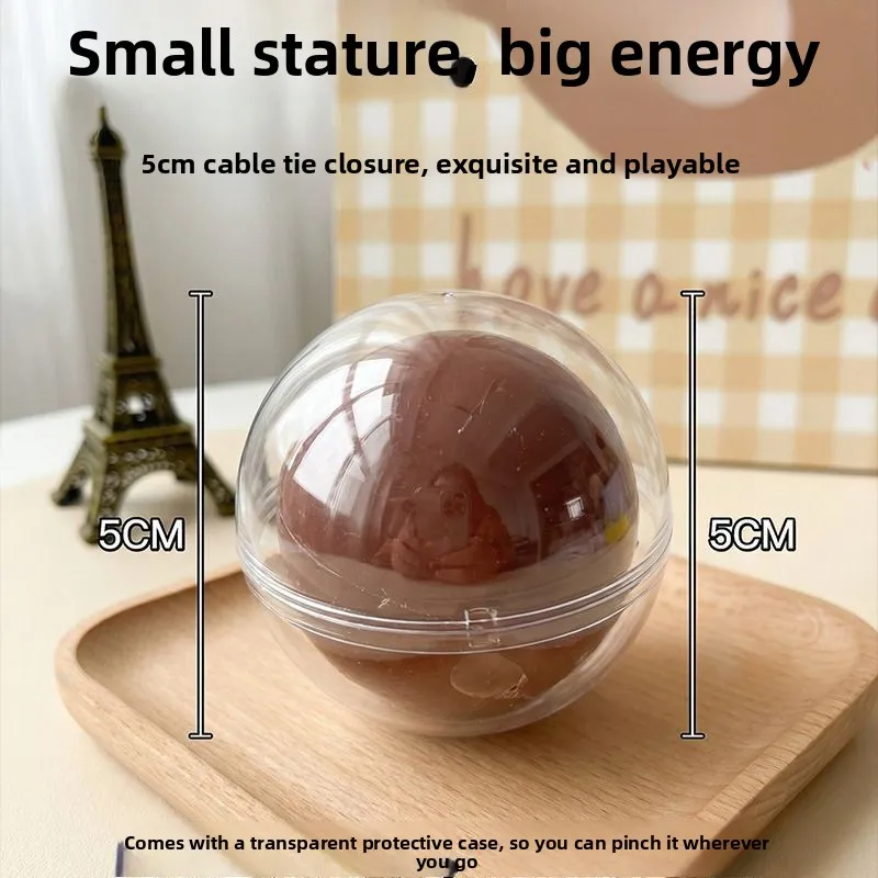 Viral Crispy Ball Fidget Toy Chocolate Scented Squishy Hard Shell Slow Rising Stress Relief Toys for Adults Kids Office Desk