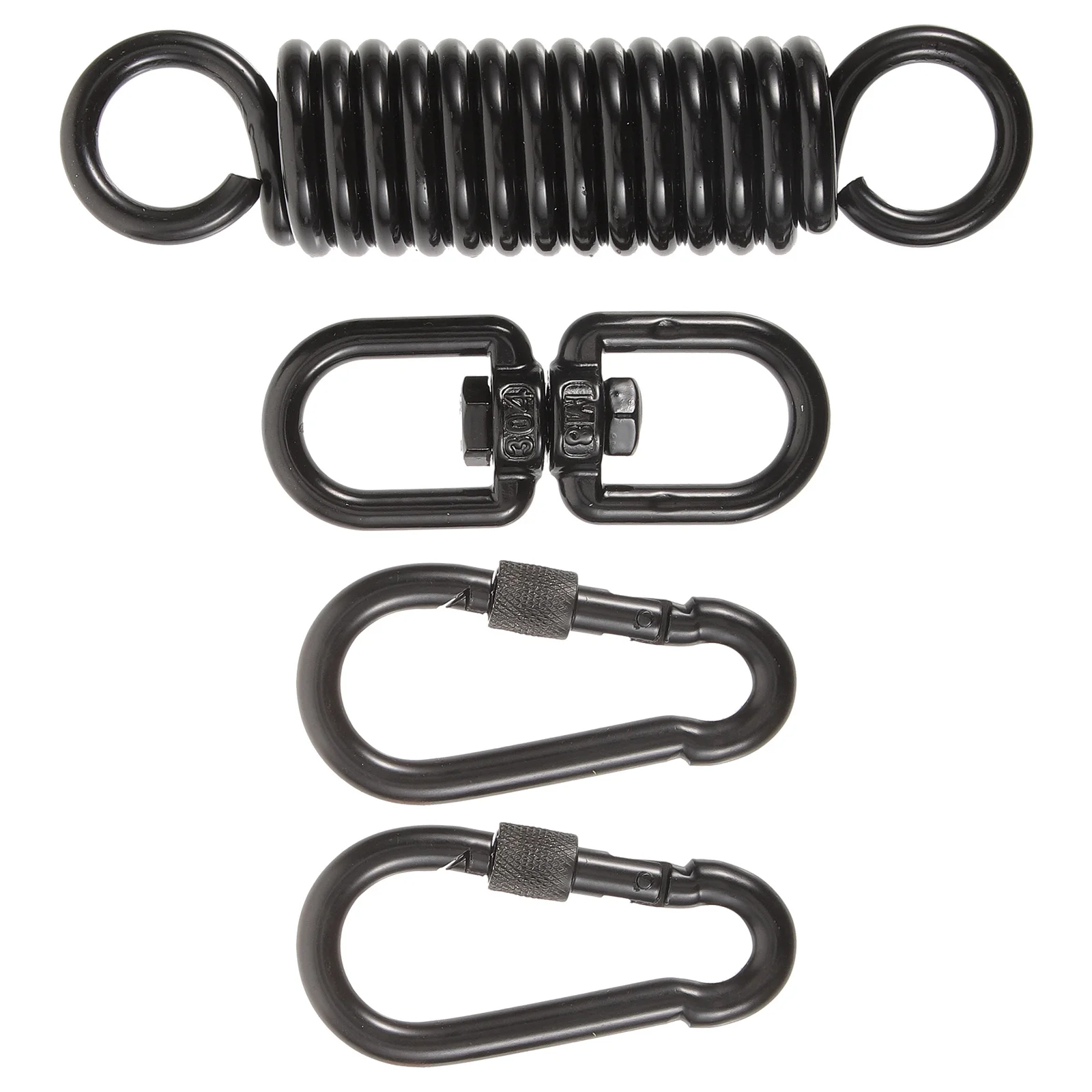 

1Set Heavy Duty Hammock Spring Kit Rotatable Adapter Ring Patio Swing Hanging Tool Hammock Swing Heavy Duty Spring