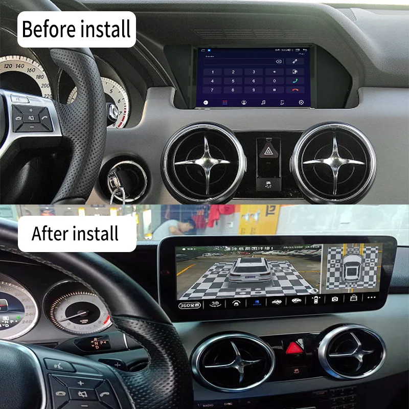 car multimedia radio for 12.3“ GLK X204 200 220 280 300 320 350 2008-2015 stereo autoradio GPS navi headunit android 128G