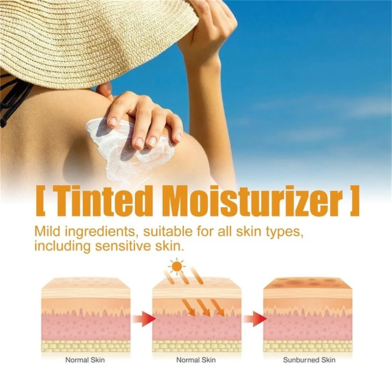 Face Moisturizing Light Moisturizing  Non-stick  Suitable For All Skin Types Moisturizing Brightening Sunscreen Spf50+