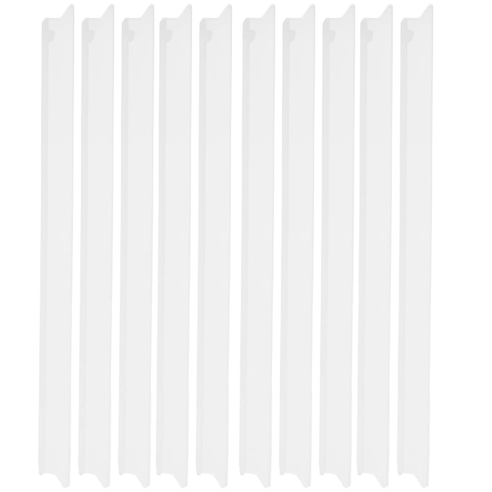 

10pcs Silicone Squeegee Replacement Strip For Window Cleaning Tool Glass Scraper Refill Blade Flexible Streak-Free