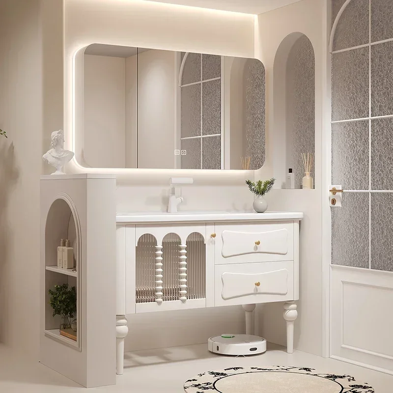 خزانة حمام رفيعة مع أدراج، خزانة موفرة للمساحة الضيقة، معدات غسالة Wc، أثاث منزلي