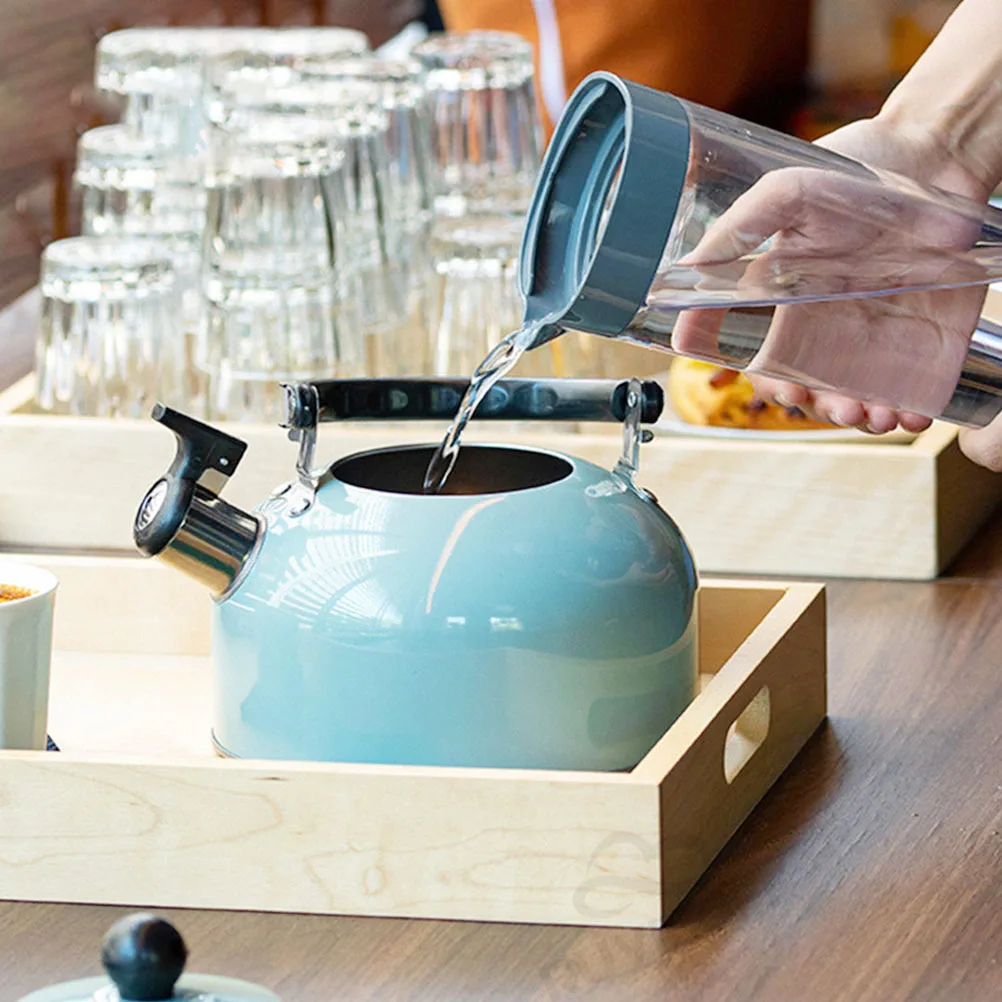 

Stainless Steel Whistling Kettle Heater Portable Lightweight Kitchen Teapot Buzzing Tea Pots Household Metal Water