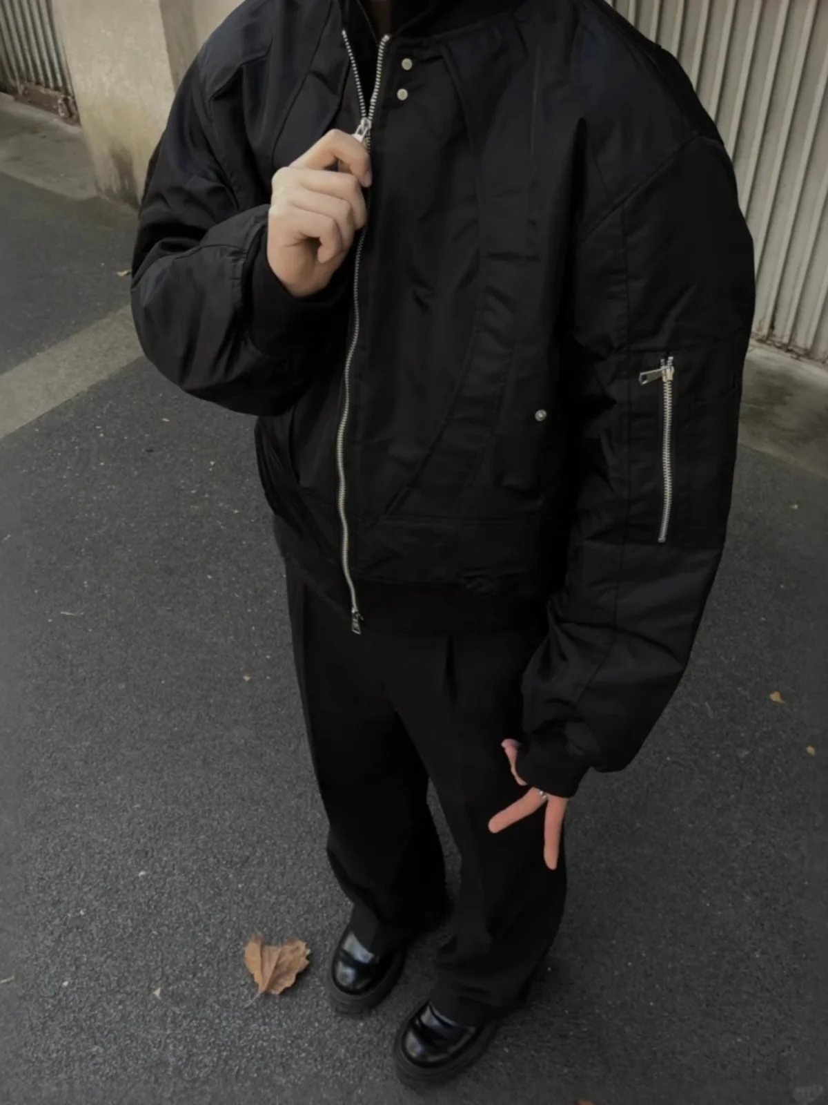 جاكيت بيسبول رجالي فضفاض وعصري متعدد الاستخدامات للشباب، مناسب للخريف والشتاء والربيع، بأكمام طويلة وياقة بيسبول