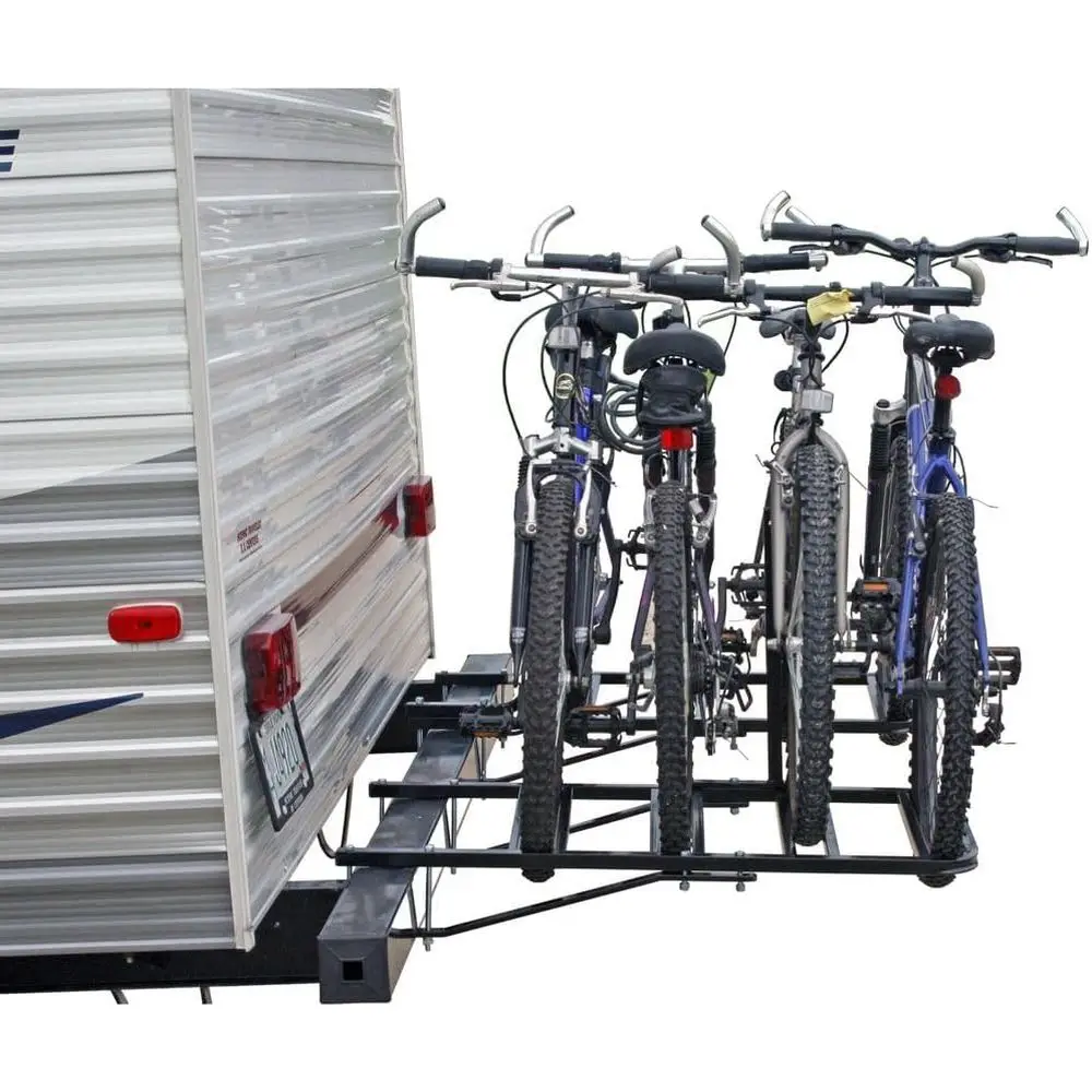 RV and Camper Bicycle Rack, Holds 1-4 Bikes, Outdoor Elevation Compatible