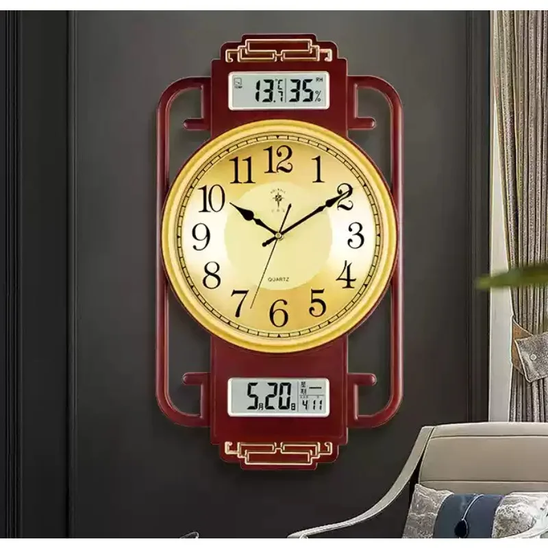 Polaris Silent Modern Quartz Wall Clock - Trendy 2024 Design Elegant Living Room Decor Chinese Timepiece Stylish And Silent