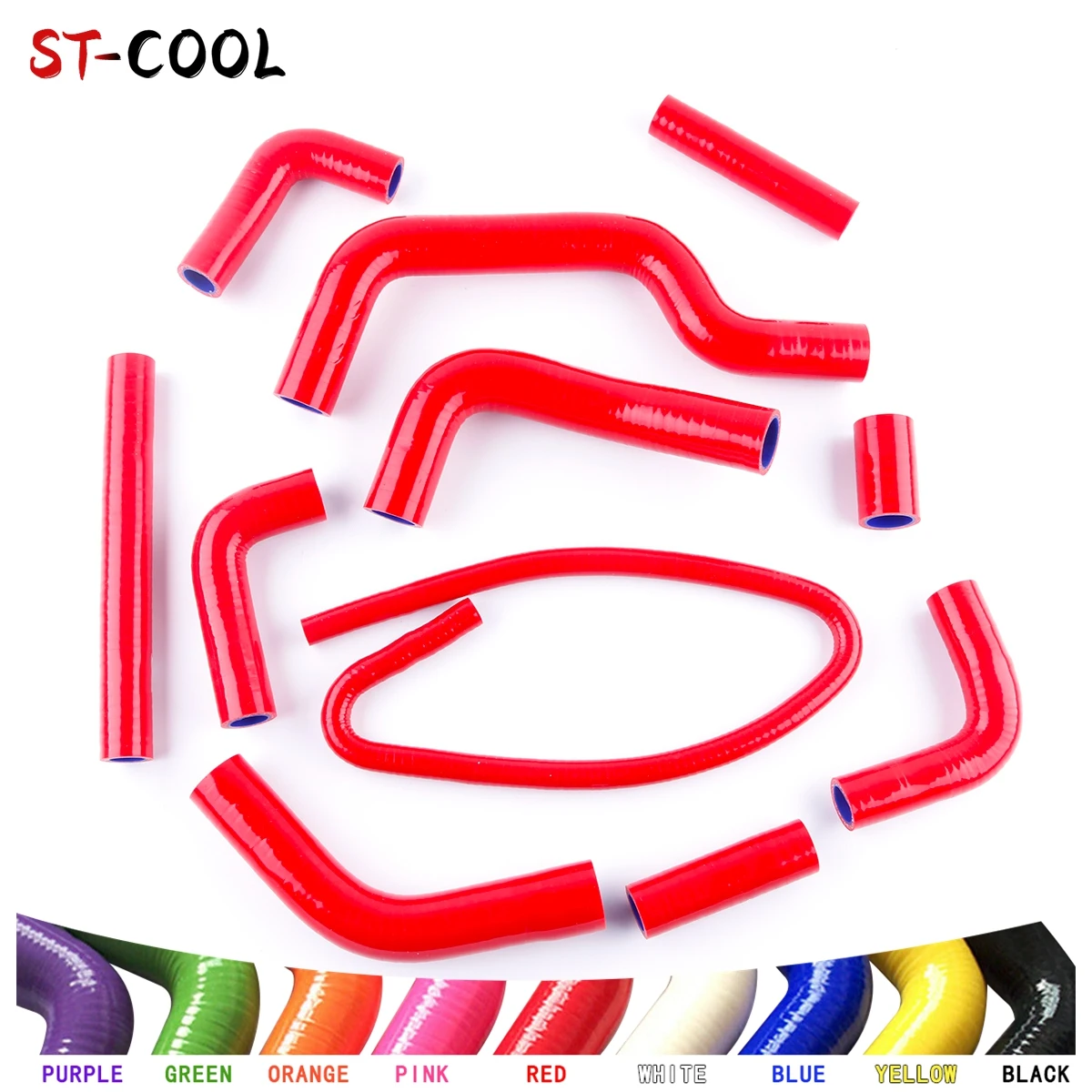 

FOR DUCATI MONSTER S4 2001 2002 2003 High Performance Motorcycle Radiator Silicone Hoses Kit Silicone Tube 11Pcs 10 Colors