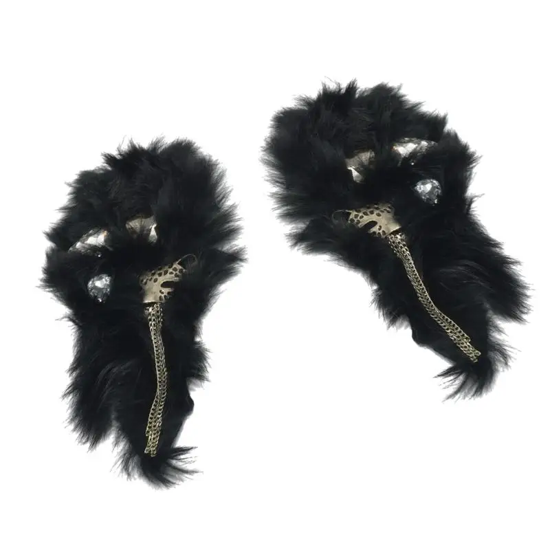 652F 1 paire glands perles, épaulettes, chaîne, mode, Styles ethniques, Badge d'épaulettes