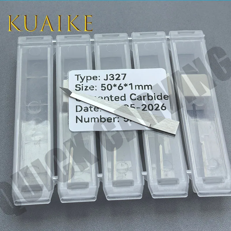 10PCS JWEI J327 Oscillating Blade Tungsten Carbide Vibrating Knife CNC Cutter Corrugated Paper Honeycomb Panels Cutting Blade