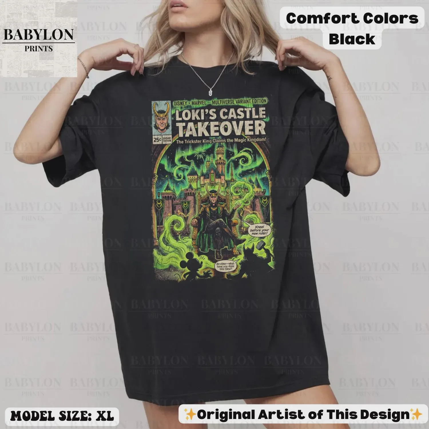 2026 Avengers Style Loki Men's and Women's Summer Pure Cotton T-shirt Fan Style Comfortable, Breathable, High-quality Ins Y2k