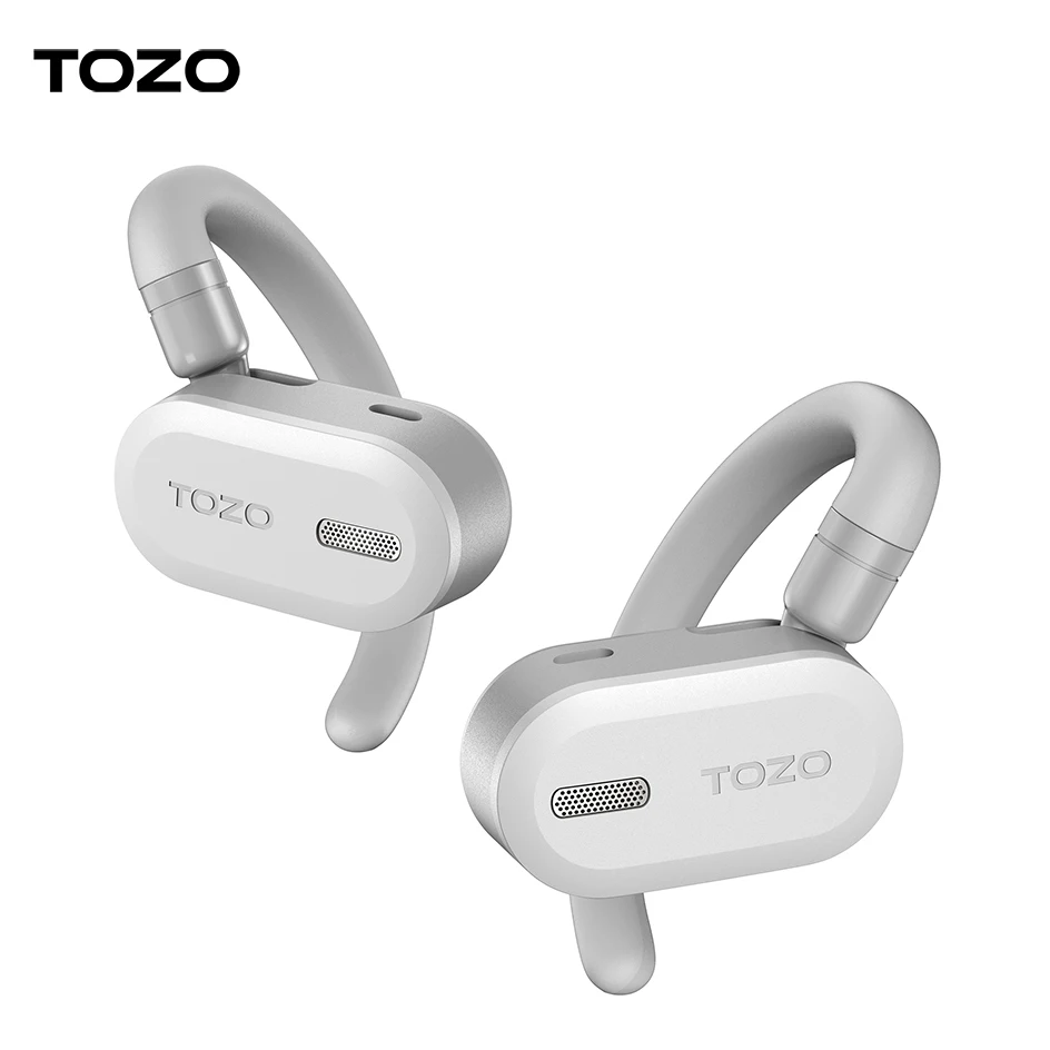 TOZO OpenBuds OWS Bluetooth 5.3 Earphones Open Ear Wireless Headphones Earbuds Crystal-Clear Calls with Mic for Driving Sport