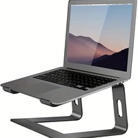 Vertical Laptop Stand Ergonomic Aluminum Laptop Computer Stand Laptop Riser Notebook Holder Stand Macbook Pro Support