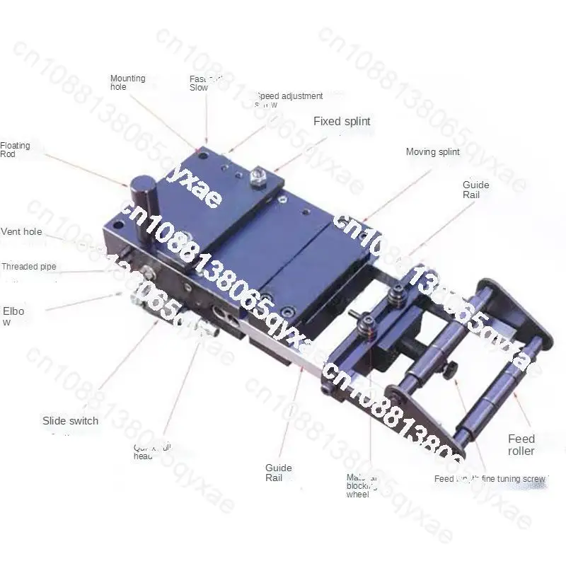 AF-1C Square Cylinder Pneumatic Feeder Easy To Install Punching Hardware Terminal Pneumatic Stretch Punch Feeder Machine New