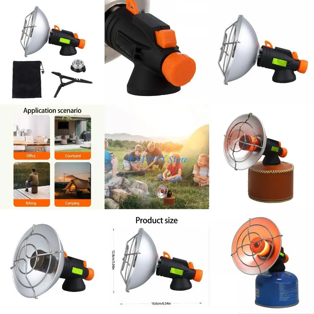 

G6DE Gas Heaters for Outdoor Activity Enthusiasts AntiTip Technology Travel