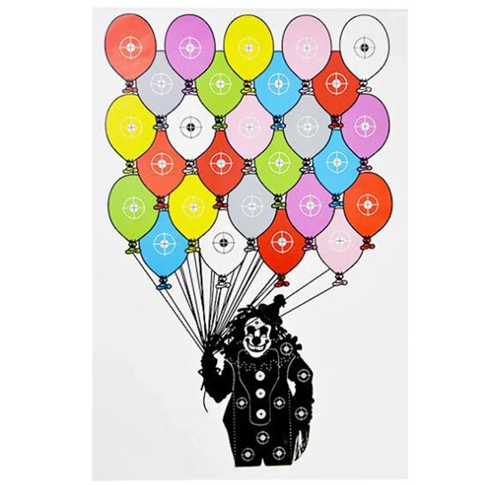 5pcs Shooting Target Paper 45*32cm Shoot Practice Target Paper For BB Paintball Gun Slingshot Archery Training Accessory