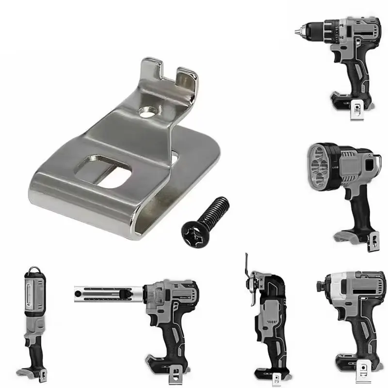Elektrischer Bohrmaschinen-Gürtelhalter für Dewalt, Makita/Bosch/Milwaukee/Ryobi/Worx 18V Akku-Bohrmaschinen, Schraubenschlüsselhalter-Clip, Werkzeugzubehör – Detail 7