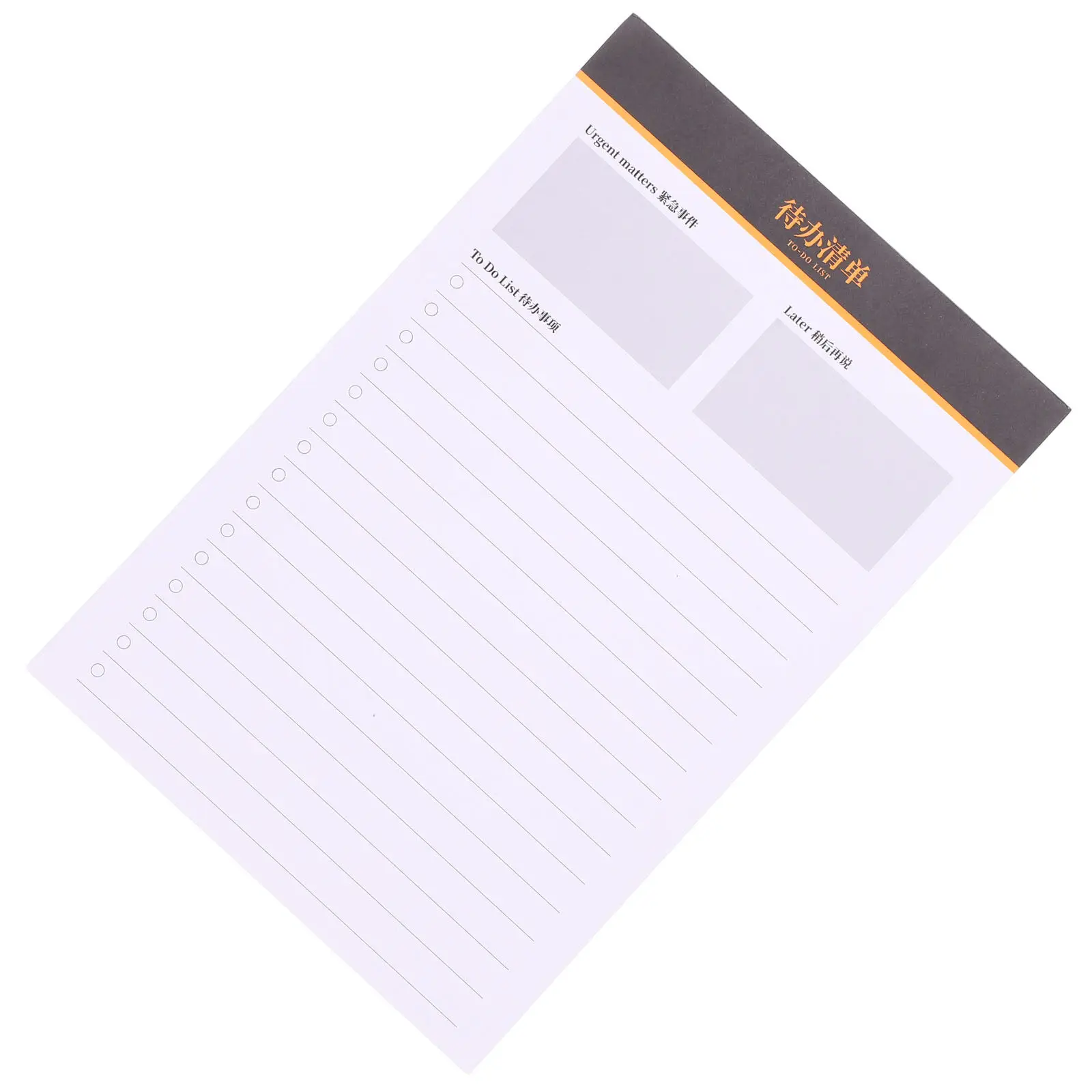 

1 Book Tear-Off Daily Planner Notepad with College Ruled Pages Smooth Writing Paper Lightweight Schedule Organizer for Students